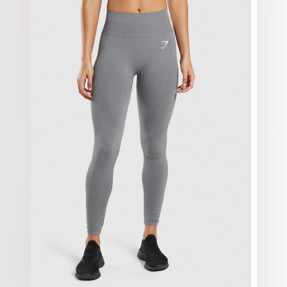 Gymshark Vital Seamless 2.0 Legging Smokey Grey Marl Size Small